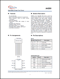 Click here to download AH280-PA-A Datasheet