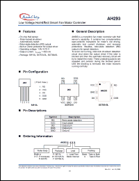 Click here to download AH293-YL Datasheet