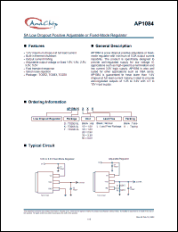 Click here to download AP1084T25L Datasheet