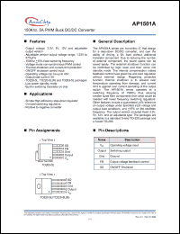 Click here to download AP1501A-T5 Datasheet