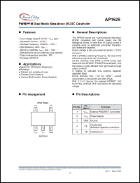 Click here to download AP1625WLA Datasheet