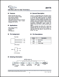 Click here to download AH175A-WL-A Datasheet