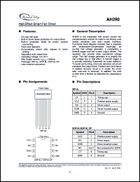 Click here to download AH280A-SPLB Datasheet