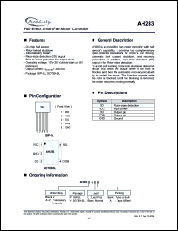 Click here to download AH283Z-Y Datasheet