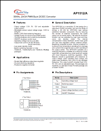 Click here to download AP1512-33K5 Datasheet