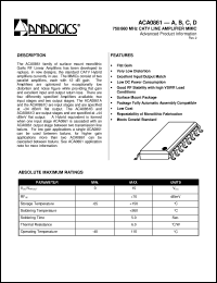 Click here to download ACA0861B Datasheet