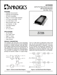 Click here to download ACD2202S8P0 Datasheet