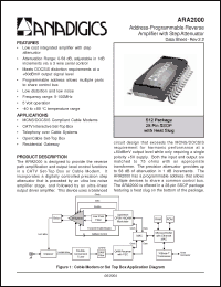 Click here to download ARA2000 Datasheet