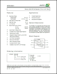 Click here to download APA4801KI-TR Datasheet