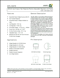 Click here to download APL1087E-33DC-TR Datasheet