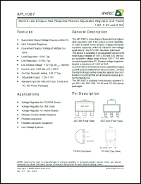 Click here to download APL1087-33EC-TR Datasheet