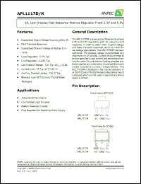 Click here to download APL1117R-50UC-TR Datasheet