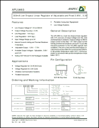 Click here to download APL5883-33EC-TU Datasheet