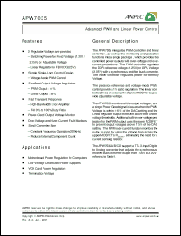 Click here to download APW7035CKC-TR Datasheet