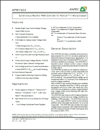 Click here to download APW7004KC-TU Datasheet