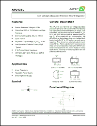 Click here to download APL431LBAC-TR Datasheet