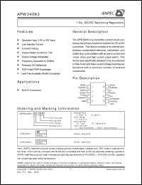 Click here to download APW34063K Datasheet