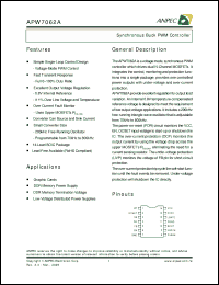 Click here to download APW7062AKC-TR Datasheet