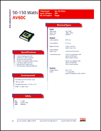Click here to download AV60C-048L-120F08 Datasheet