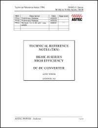 Click here to download BK60C-048L-025F40HN Datasheet