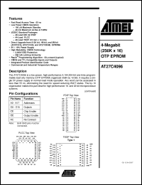 Click here to download AT27C4096-55VC Datasheet