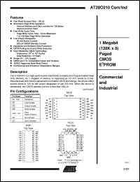 Click here to download AT28C010-W Datasheet