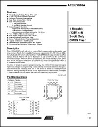 Click here to download AT29LV010A-15JI Datasheet