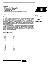 Click here to download AT43311 Datasheet