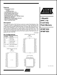 Click here to download AT49F1025-55JI Datasheet