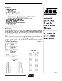 Click here to download AT49LV4096-20TI Datasheet