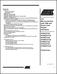 Click here to download AT85EC5122-RDFIM Datasheet