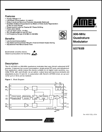 Click here to download U2793B-MFSG3 Datasheet