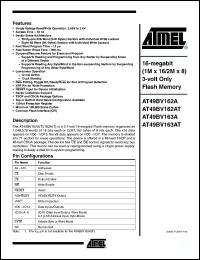 Click here to download AT49BV162AT-70CI Datasheet