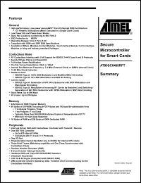 Click here to download AT90SC6408RFT Datasheet