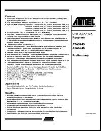 Click here to download ATA5745 Datasheet