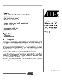 Click here to download T0815-TCQW Datasheet