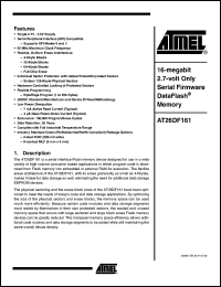 Click here to download AT26DF161-MU Datasheet