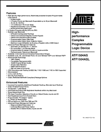 Click here to download ATF1504ASL-25JC84 Datasheet