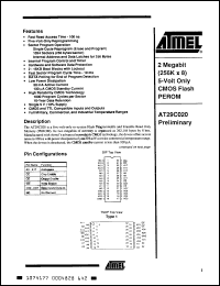 Click here to download AT29C020-10DI Datasheet