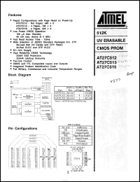 Click here to download AT27C515-17PI Datasheet