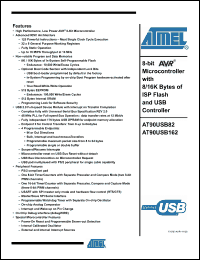 Click here to download AT90USB162 Datasheet