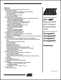 Click here to download ATMEGA6450V-8AI Datasheet