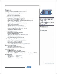 Click here to download AT88SC018-SU-CM Datasheet