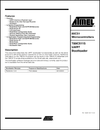 Click here to download T89C5115_03 Datasheet