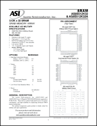 Click here to download AS8S512K32P-45L/883C Datasheet