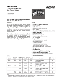 Click here to download HDSP-740X Datasheet