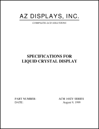 Click here to download ACM1602Y-RLYW-T Datasheet