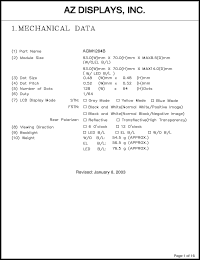 Click here to download AGM1264B-REYBD-T Datasheet