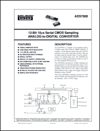 Click here to download ADS7808PB Datasheet