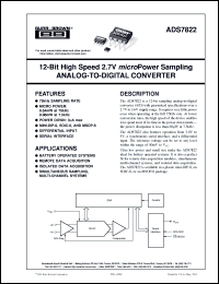 Click here to download ADS7822EC/2K5 Datasheet